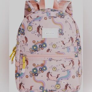 State pink unicorn bag - gently used